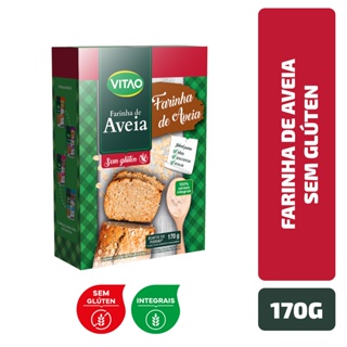 Farinha de Aveia Sem Glúten Vitao 170 g em Oferta na Shopee