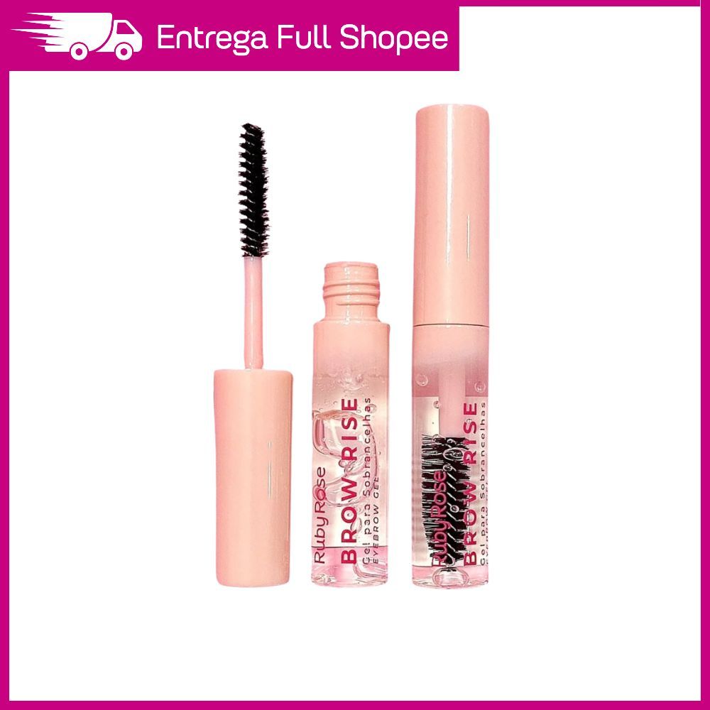 Gel de Sobrancelhas Brow Rise Ruby Rose Lamination Incolor Alta Fixação em Oferta na Shopee