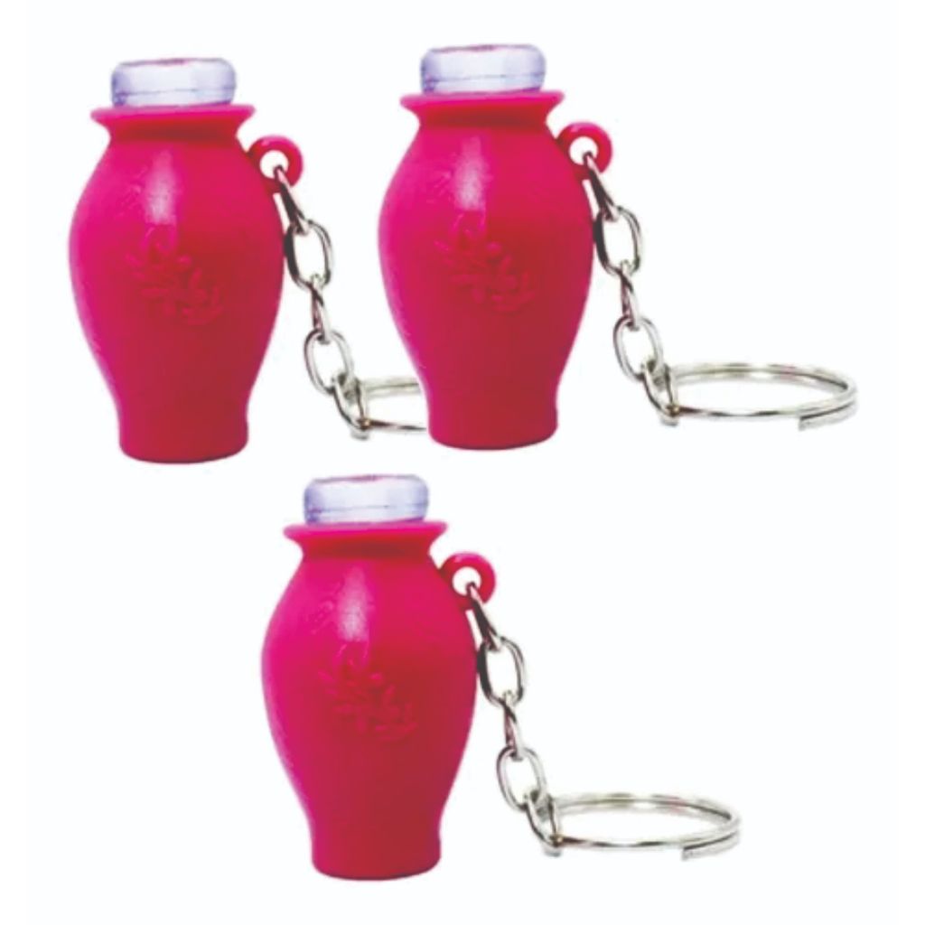 kit 10 Botija, Moringa, Flaconete Para Óleo De Unção rosa