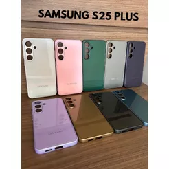 Capa Luxo Samsung Galaxy S25 Plus | Interior Macio + Proteção Extra para Câmera