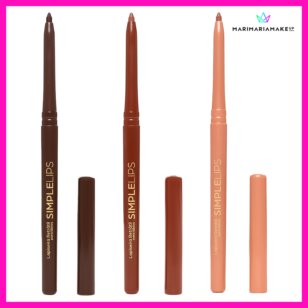 Mari Maria Lapiseira Labial Simple Lips 300mg (Define e contorna os lábios com precisão) em Oferta na Shopee