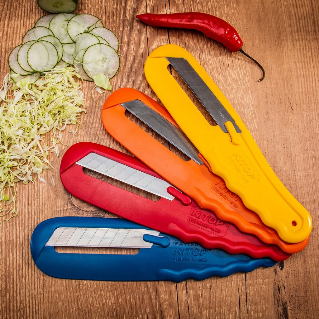 fatiador e  cortador cortador de legumes facil rapides na cozinha descasca ate abacaxi multicolor escolha sua cor em Oferta na Shopee