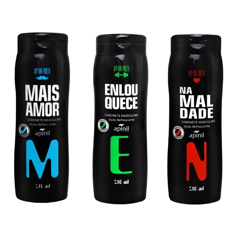 Sabonete Íntimo Masculino Apinil 210ml -
