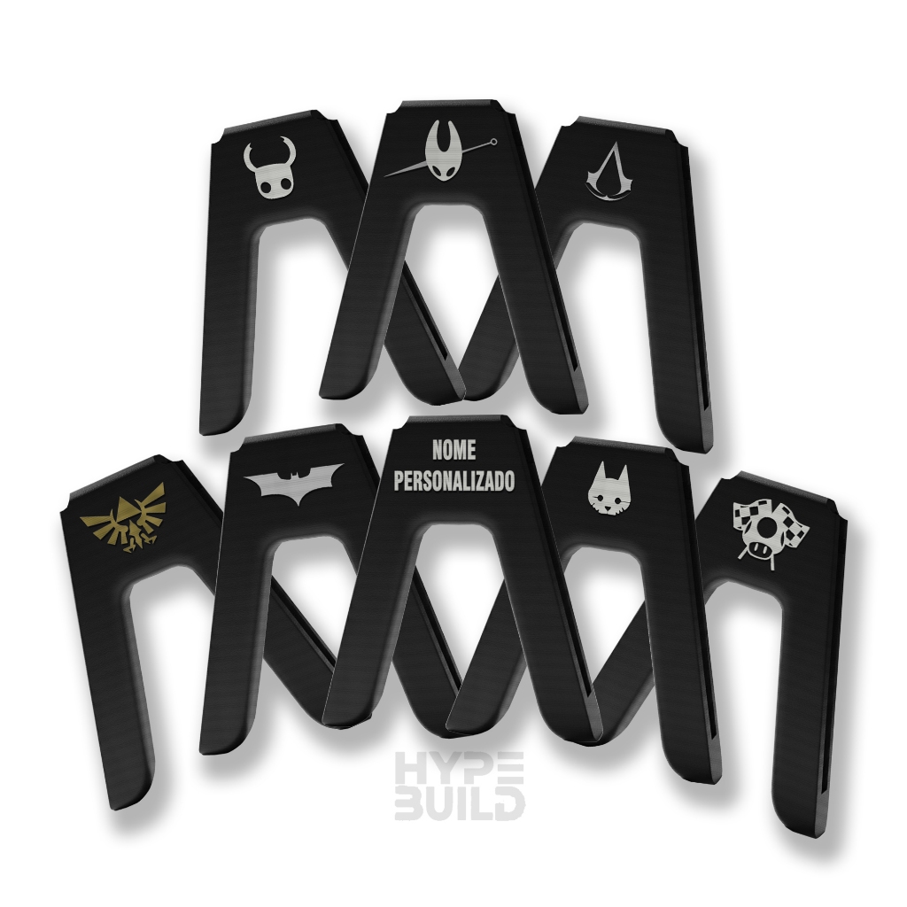 Grip Suporte Controle Nintendo Switch Joy Con | Apoio de Mão Ergonômico Com Nome Personalizado /Impressão 3D