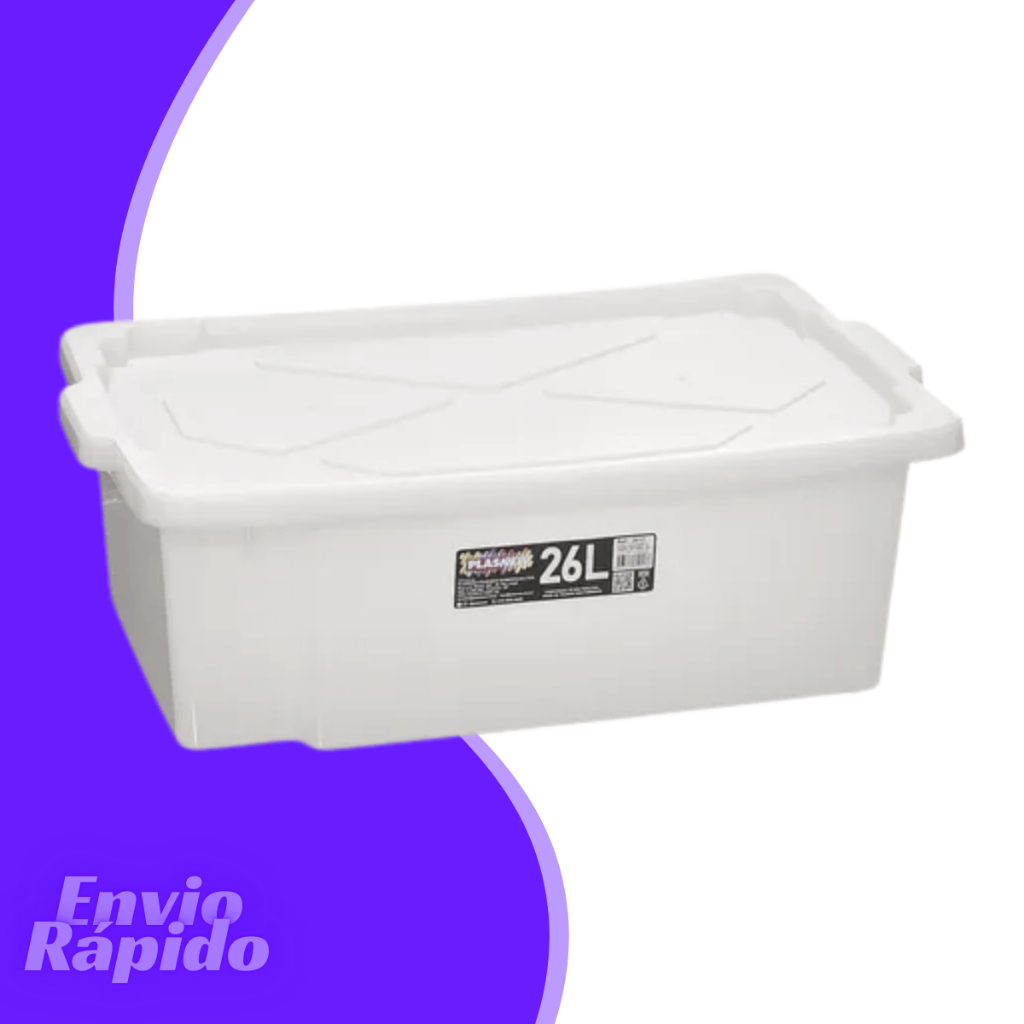 Recipiente Caixa Para Freezer 26 Litros Descongela Alimentos Organizador Transparente Cozinha Carne