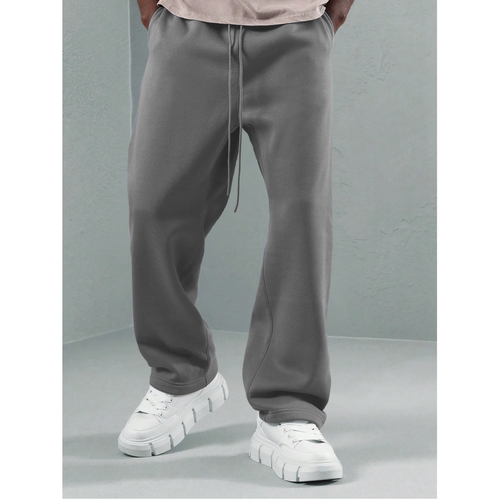Calça Masculina Lisa Moletom Plus Oversized Atacado Pantalona Confortável Tecido Premium 