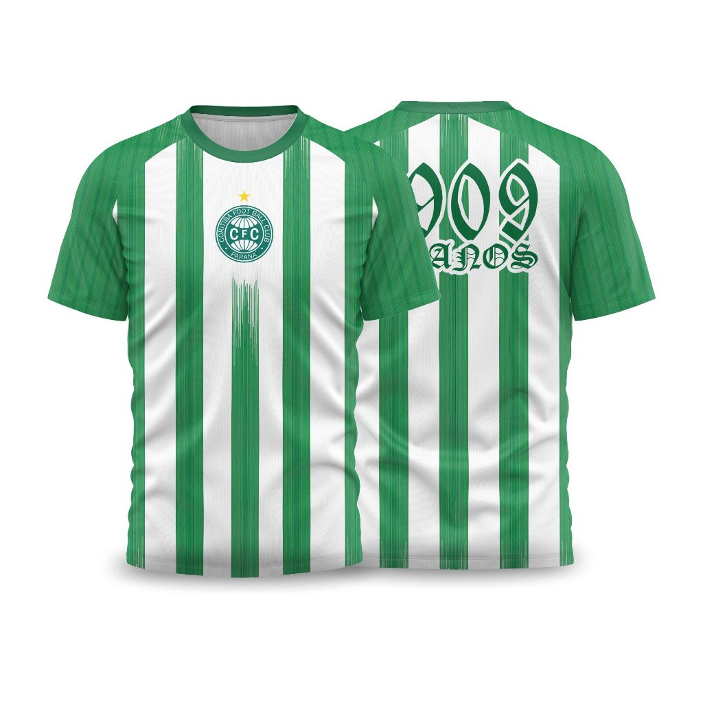 camisa Coritiba versão torcedor coxa branca camisa dry fit