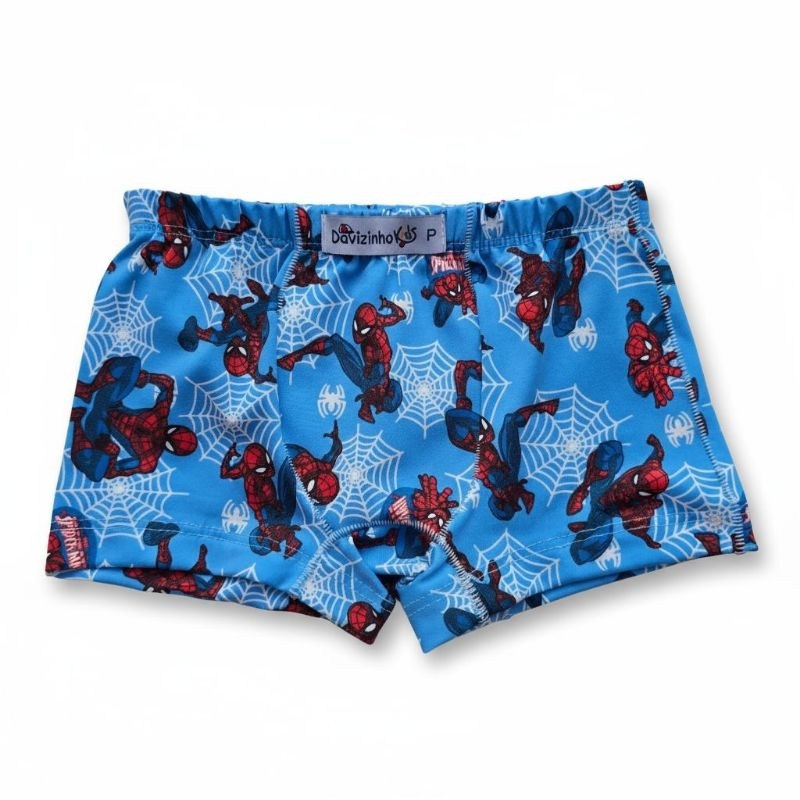 5 Cuecas Box Infantil Microfibra Estampada Lycra Poliéster Confortável 1 a 6 Anos em Oferta na Shopee