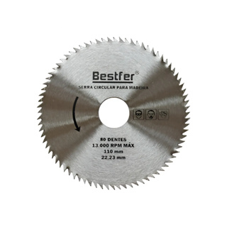 Disco Serra Circular Para Madeira 80 Dentes 4 Polegada 110mm em Oferta na Shopee