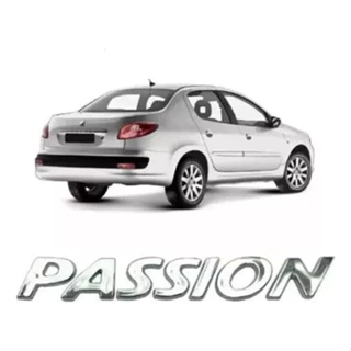 Emblema Letreiro Adesivo Mala Peugeot 207 Passion Nome Passion