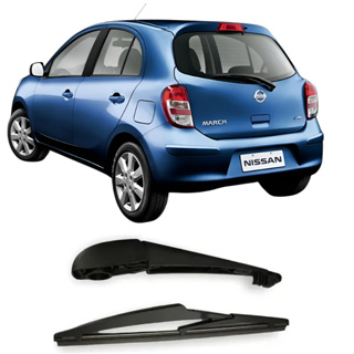 Braço e Palheta Limpador Traseira Completa Nissan March 2011 até 2025 em Oferta na Shopee