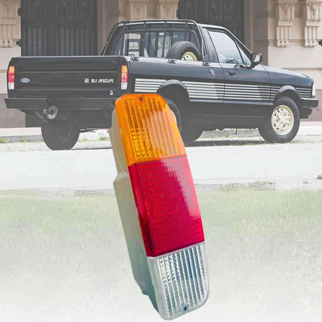 Lanterna Traseira Tricolor Direita Lado Passageiro Ford Pampa F1000 1985 1987 1989 1991 1993 1995 1997 Novo