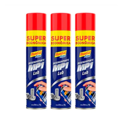 3x Desengripante Mp1 Lub 321ml Mundial Prime Anti Ferrugem