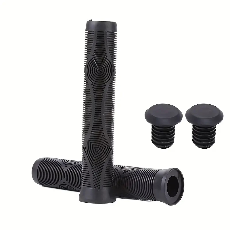 MANOPLA GTA 165mm Preta (SEM FLANGE) para BMX, MTB, Bike DH e Grau - Tipo GIOS / Gigante