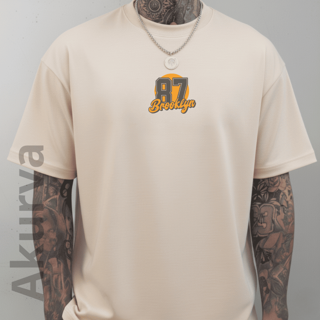 Camiseta Streetwear 87 Brooklyn Confortável Unissex 100% Algodão Premium Casual - Lançamento Especial
