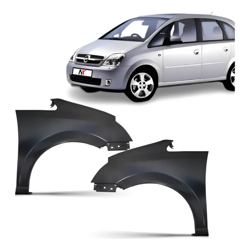 Paralama Dianteiro Meriva 2002 03 04 05 06 07 A 12 Direito