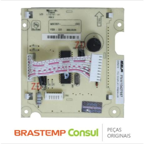 PLACA MICROONDAS BRASTEMP BMF45 / PLACA FONTE+ PLACA VISOR,