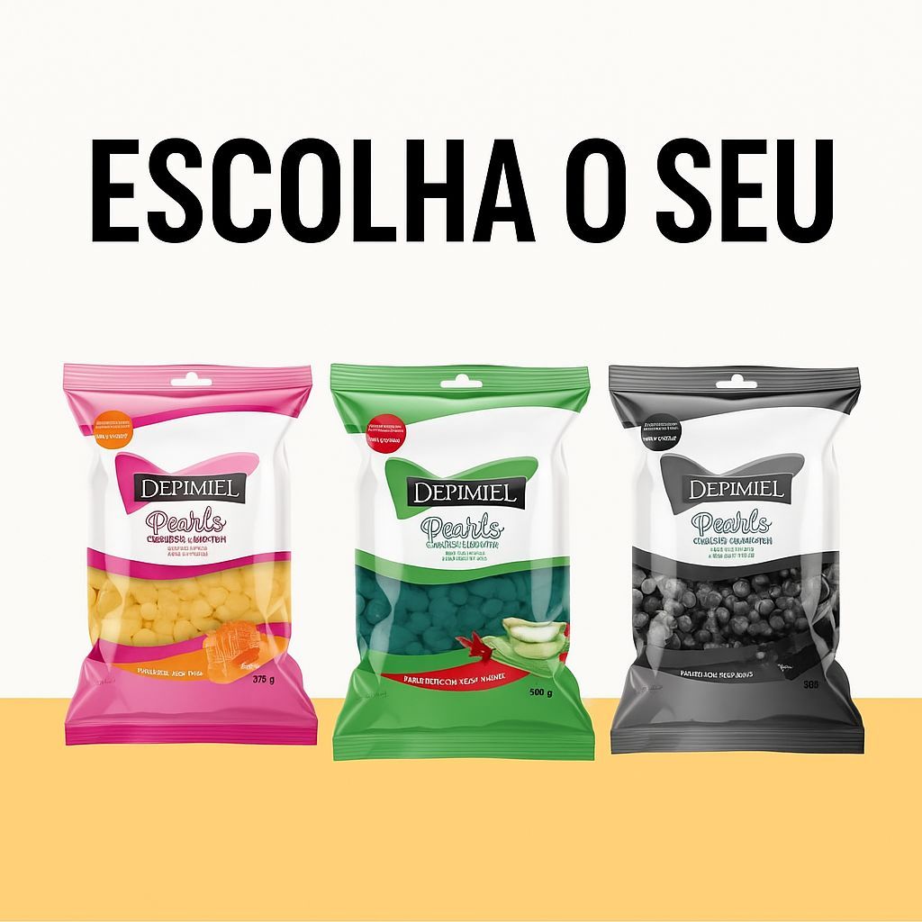 Cera Depilatória Quente Depimiel  Elástica Granulado Profissional 500g em Oferta na Shopee