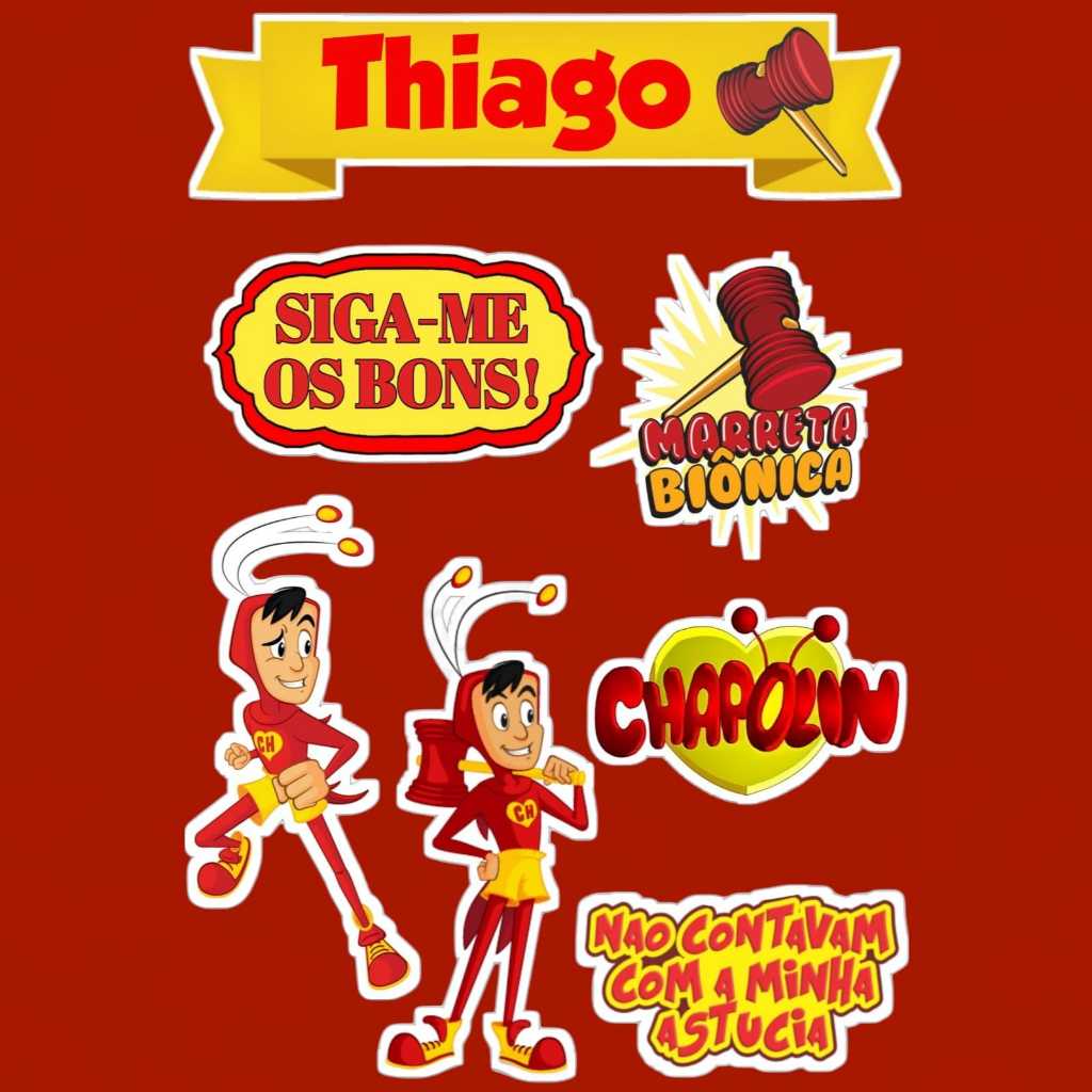 Topo de bolo Chapolin / Topper personalizado Chapolin Colorado / Top de bolo para aniversário