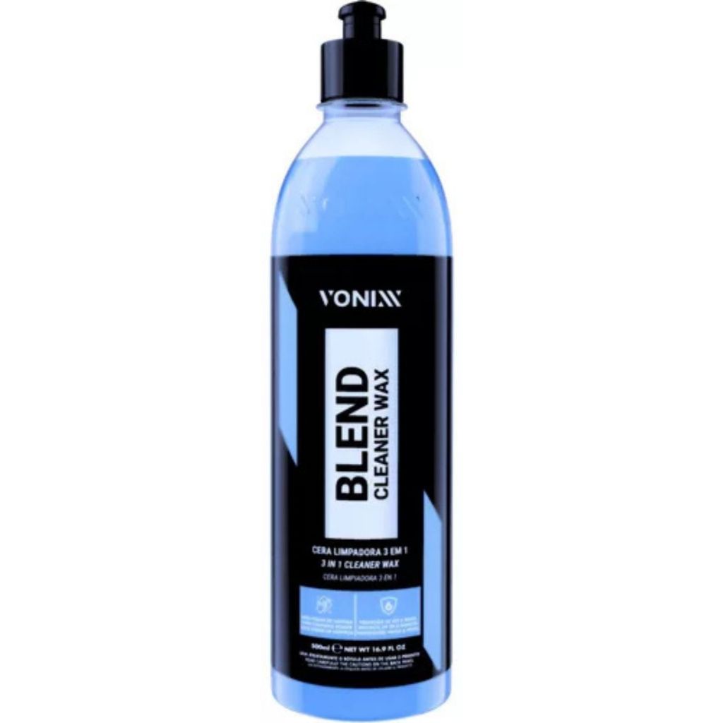 Cera De Carnaúba Blend Cleaner Wax 3em1 Vonixx 500ml