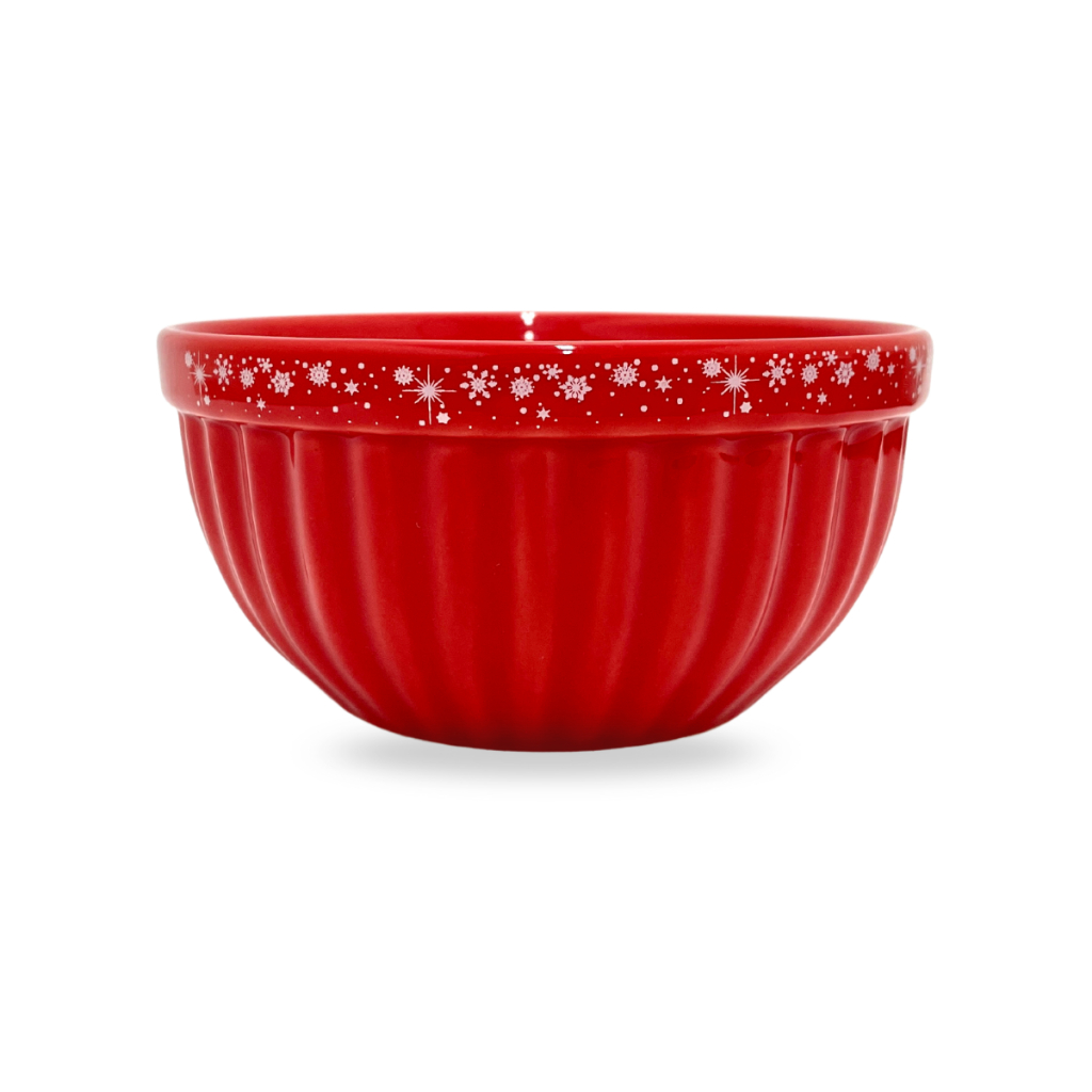 Tigela Itália Natal Cerâmica 480ml Feliz Natal Bowl Cumbuca Sopas Caldos Sobremesas