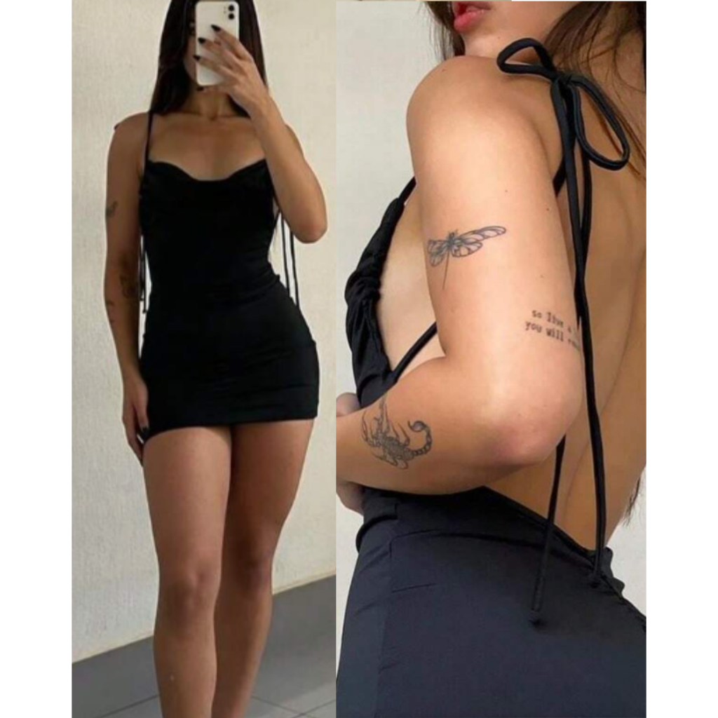 Vestido Alcinha Gringa Amarração Costa Nua Aberto Atrás Tubinho Gringo Colado em Oferta na Shopee