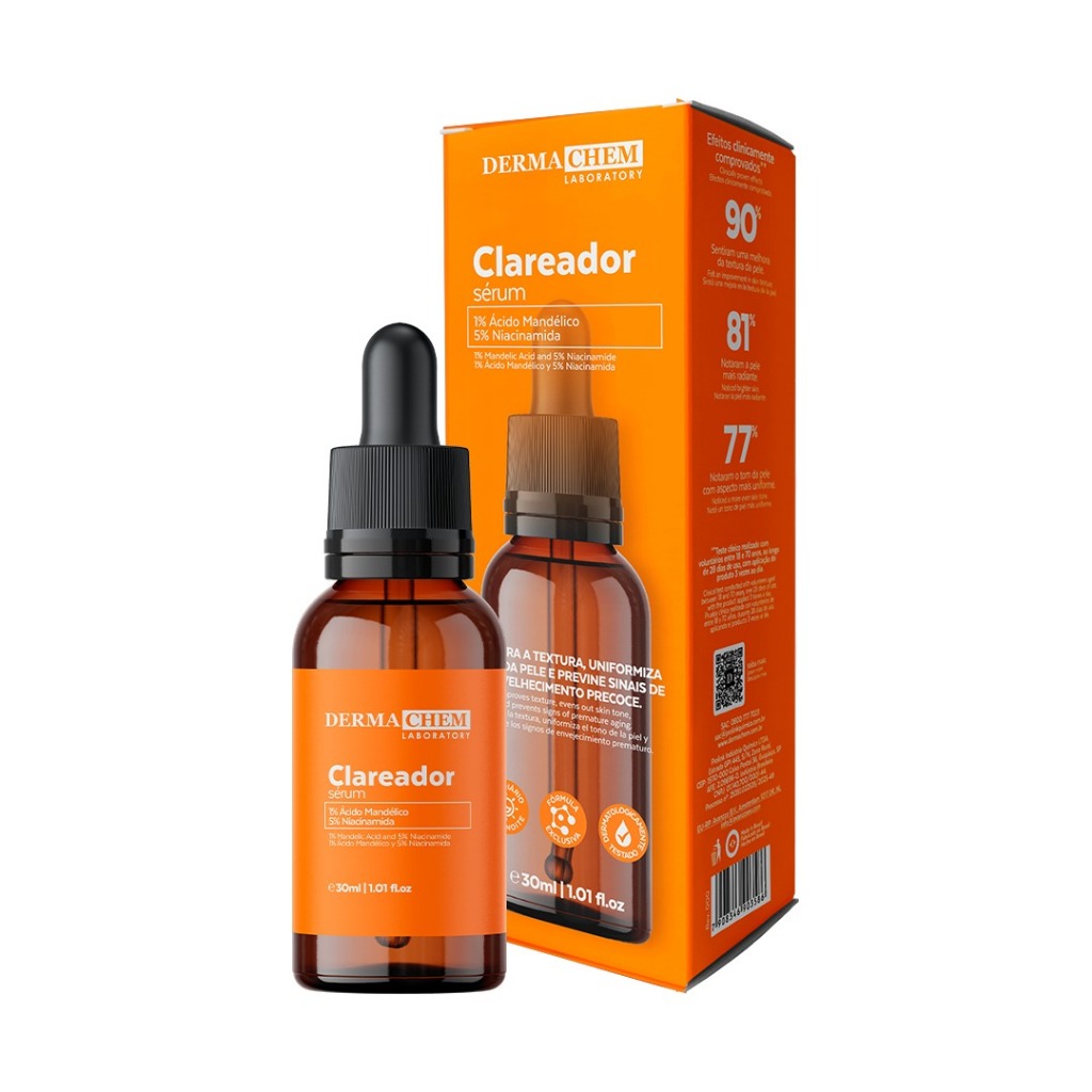 Kit Serum Clareador de Melasma e Manchas Cuidados com a Pele Dermachem Skin Care