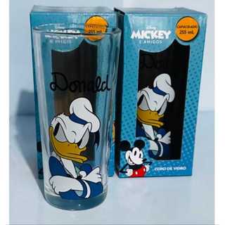 Copo Turma do Mickey em Vidro 255ml – Personagens Clássicos - Disney, Pateta, Pluto, Minnie, Pato Donalds