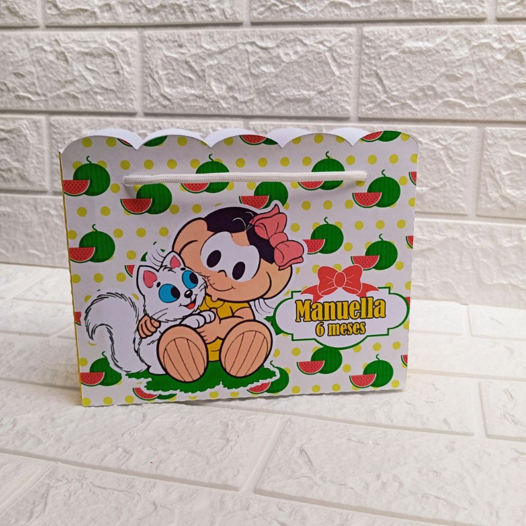 Sacolinha Surpresa Magali Personalizada - Lembrancinhas Personalizada - Festa Infantil - Festa de Aniversário Infantil