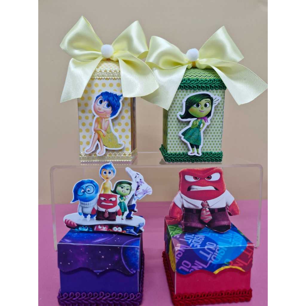Kit Festa Infantil Divertidamente - Lembrancinhas de Aniversário- Caixas personalizadas- Papelaria personalizada