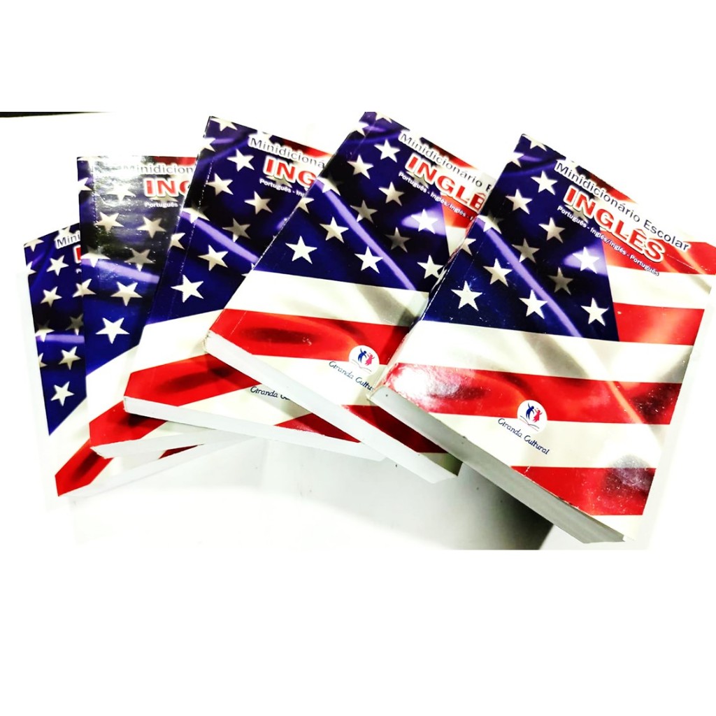 Kit com 10 Minidicionários Escolares de Inglês (Papel branco Off Set) - Ciranda Cultural em Oferta na Shopee