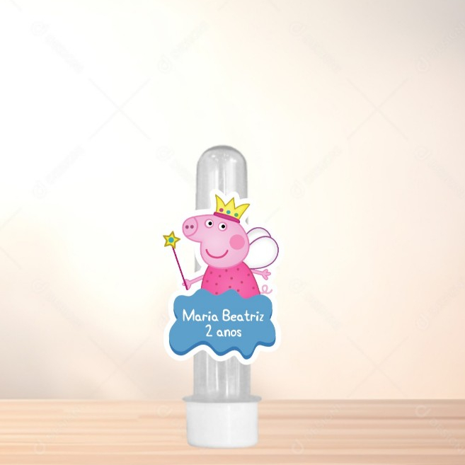 Aplique para Tubete Peppa Pig | personalizado | festa | lembrancinha | kit | revelação em Oferta na Shopee
