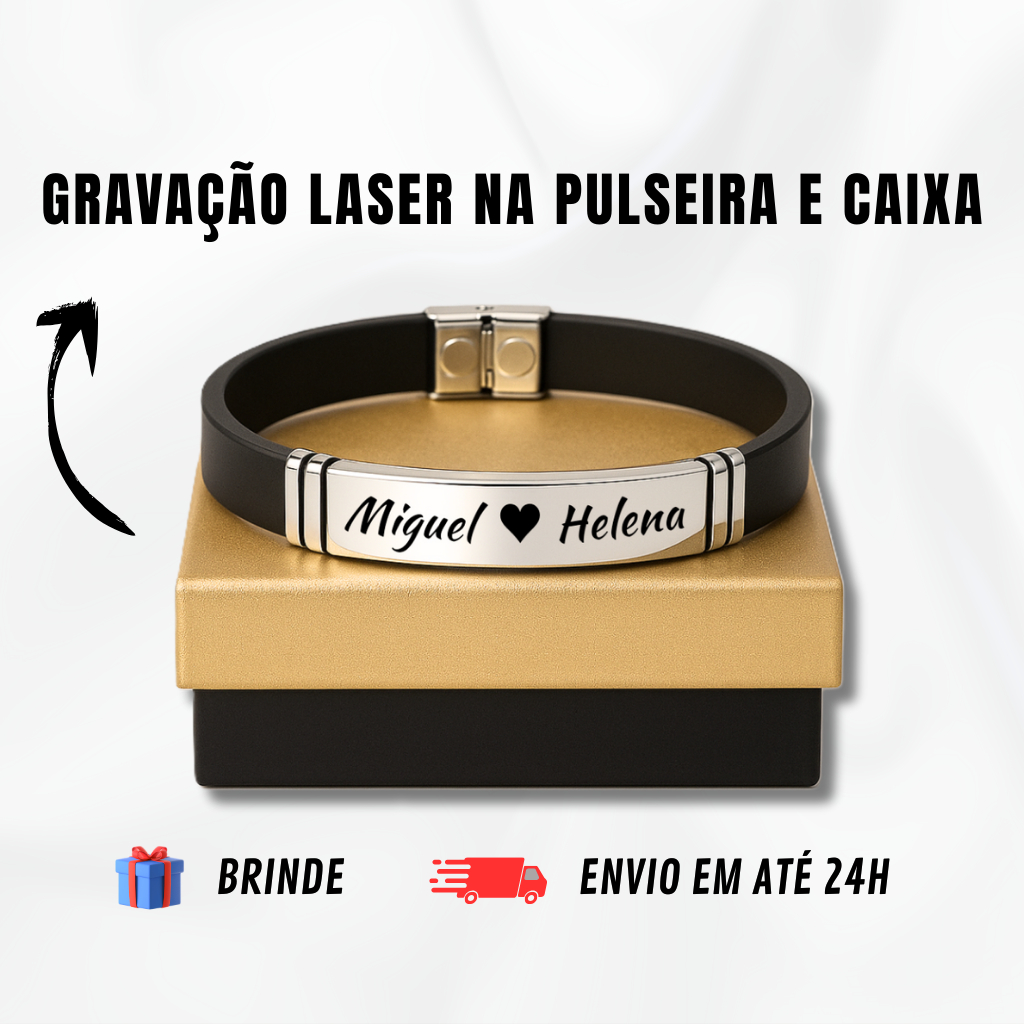 Pulseira de Casal com Nome: Onde Comprar | BuscaProdutos