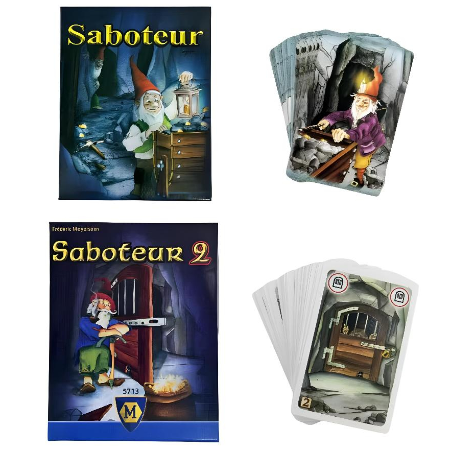 Jogo de Cartas Saboteur Card Game Novo para criança, Multiplayer Familia Entretenimento para amigos