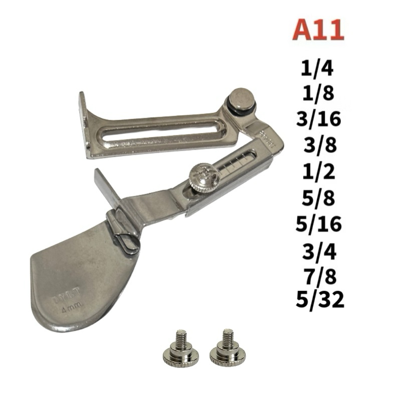 Aparelho Barra Bainha A11 Regulável Com 02 Parafusos Para Máquina Reta Industrial em Oferta na Shopee