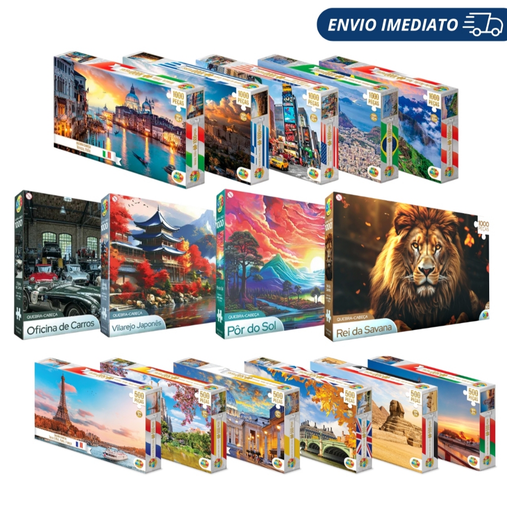 Quebra Cabeça Peças: Onde Comprar | BuscaProdutos