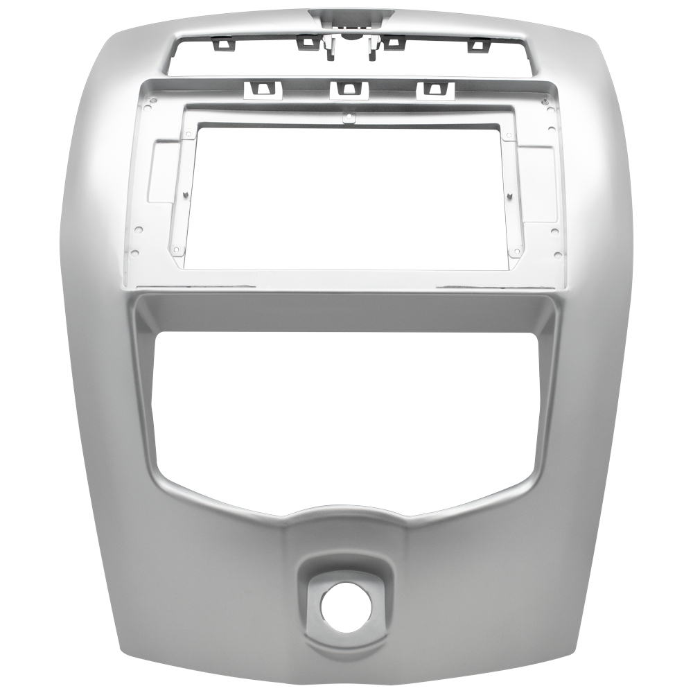 Moldura 10 Polegadas Nissan Livina Painel Multimídia 2din Prata Alto  Acabamento em Oferta na Shopee