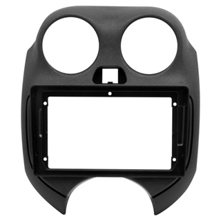 Moldura 9 Polegadas Nissan March / Versa 10 A 14 Painel Multimídia 2 din Preto Fosco Alto Acabamento em Oferta na Shopee