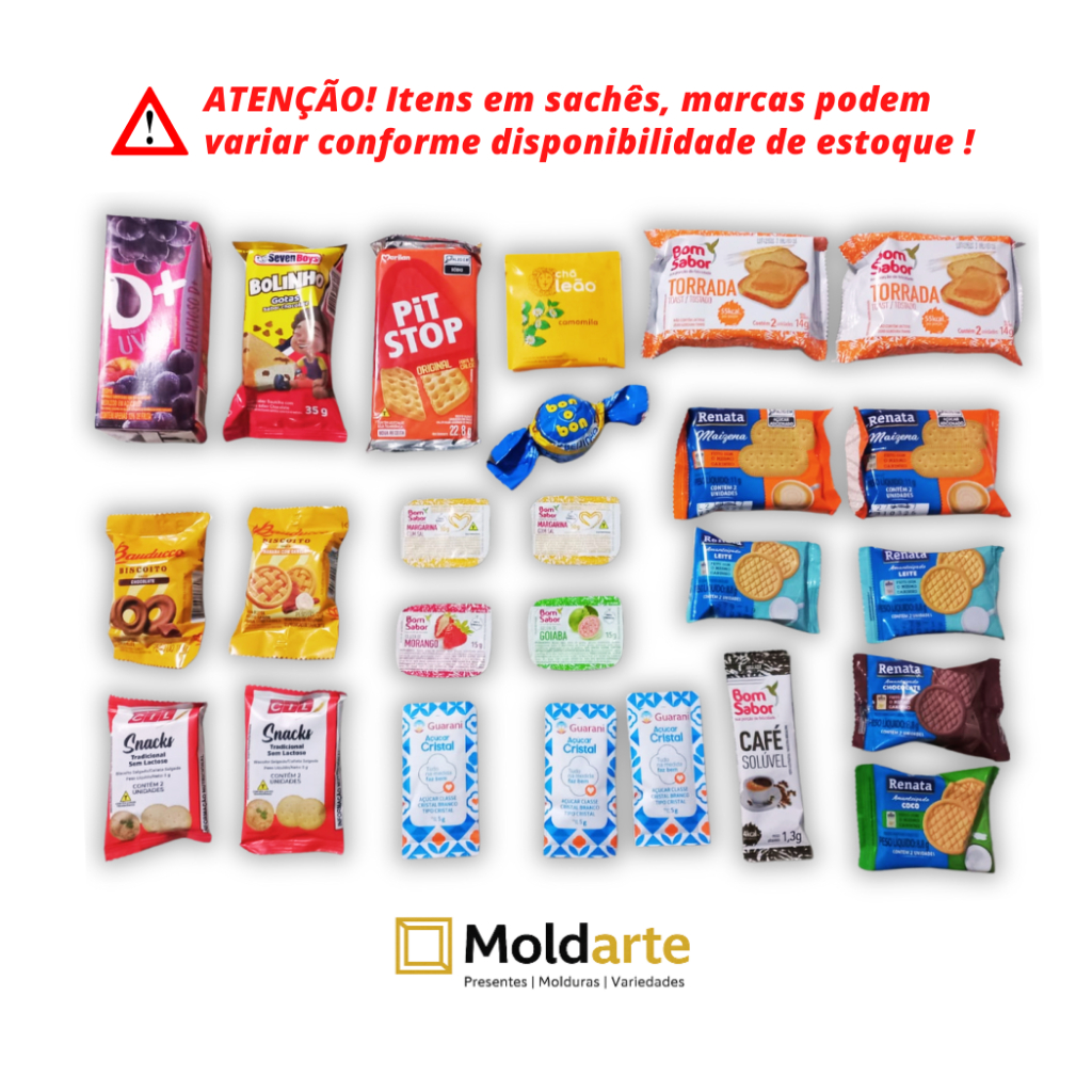 Kit 25 Itens Café da Manhã para montar cestas e presentear — imagem 2 de 2