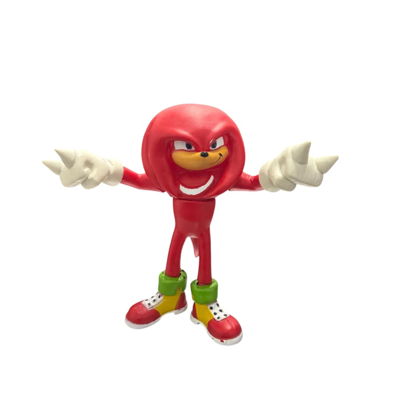 Boneco Knuckles Vermelho Sonic | Brinquedo Infantil | Colecionável