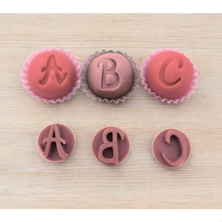 Carimbo Alfabeto 3cm para Brigadeiros Docinhos Kit 26 Letras Decoração Festa Infantil em Oferta na Shopee