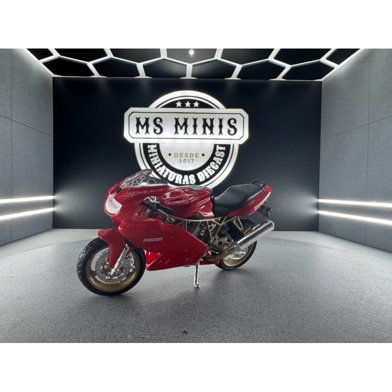 Miniatura Moto Ducati anos 90 1/18