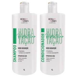 Kit Profissional Hidratação Dona Linda 1 Litro – Shampoo + Condicionador em Oferta na Shopee