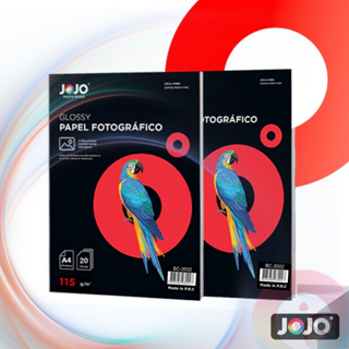 Papel Fotográfico A4 Glossy 115g 200 Folhas Super Brilhante JOJO em Oferta na Shopee