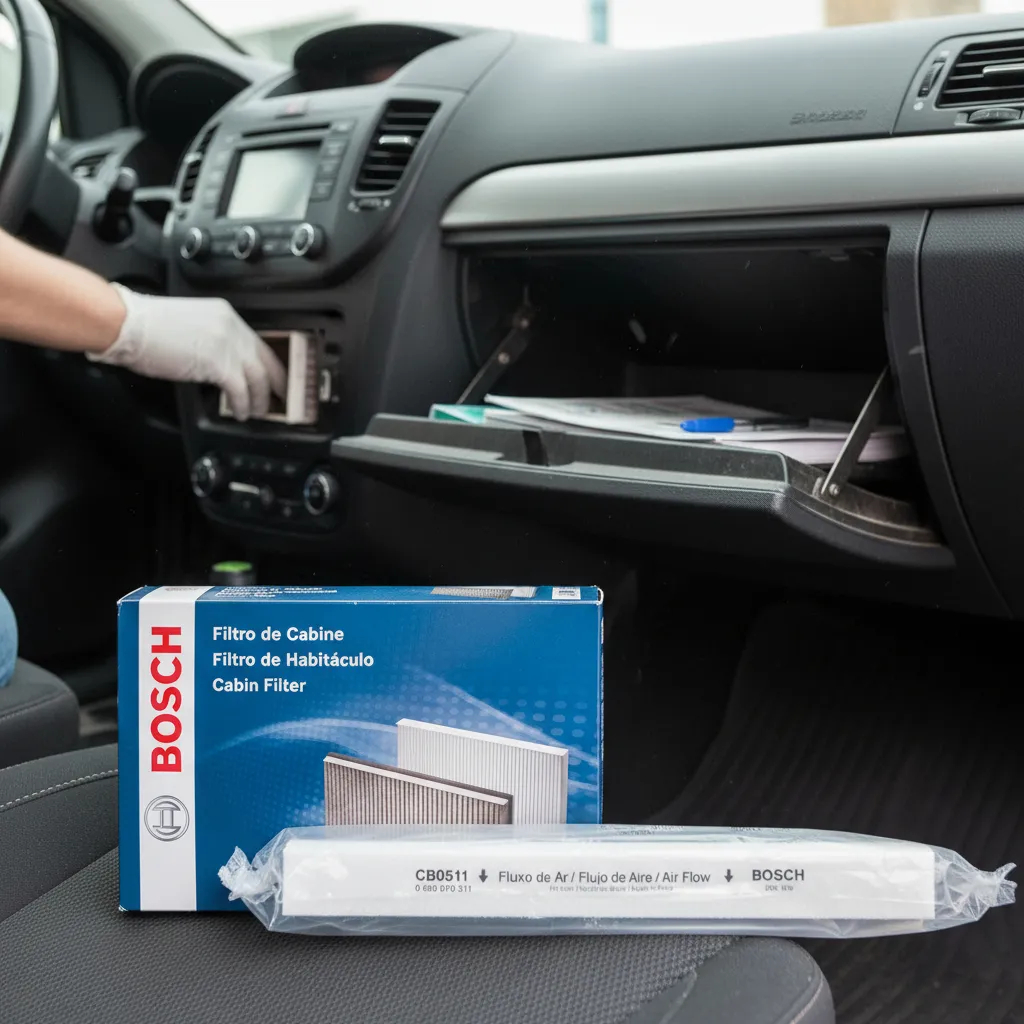 Filtro Ar Condicionado Cabine Kia Sephia 1.5 16v Bosch