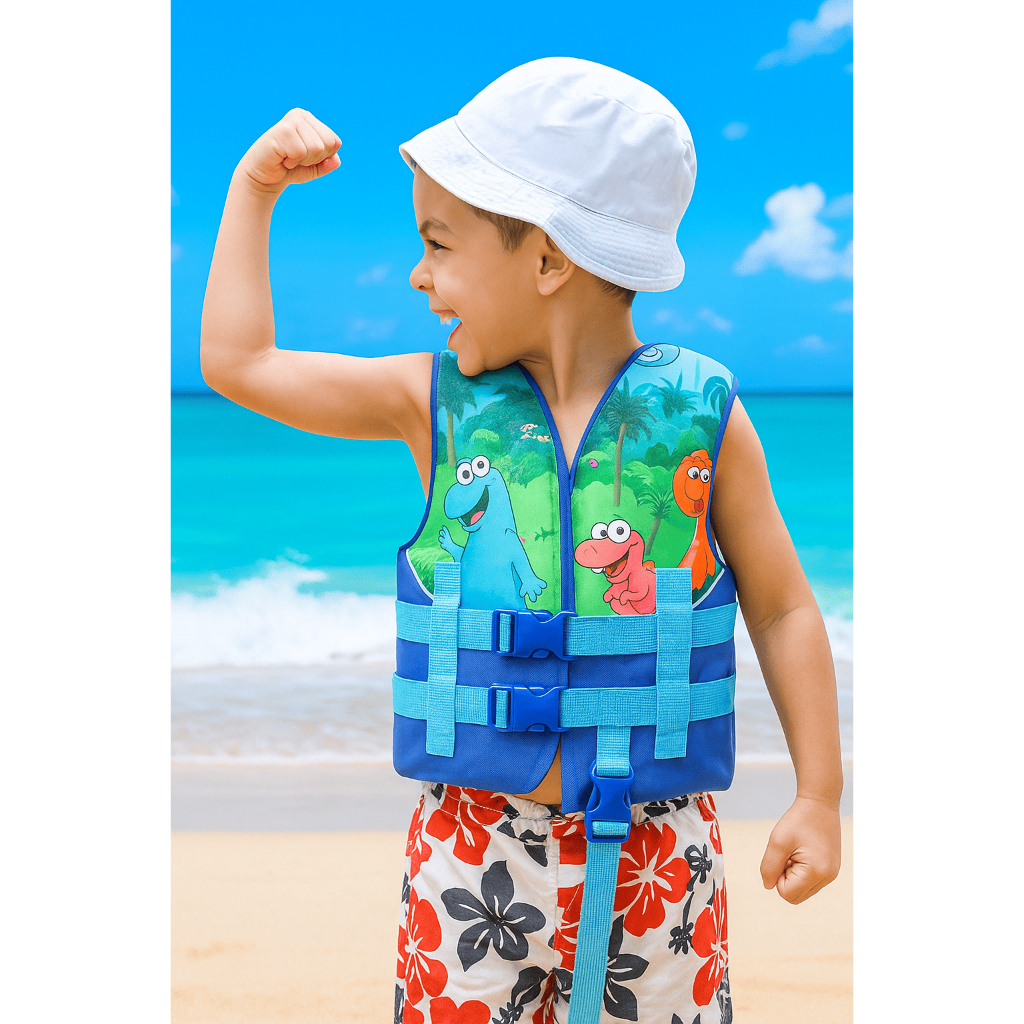 Colete Salva Vidas Infantil Tradicional Até 50kg Não Fura Flutuação Confortável