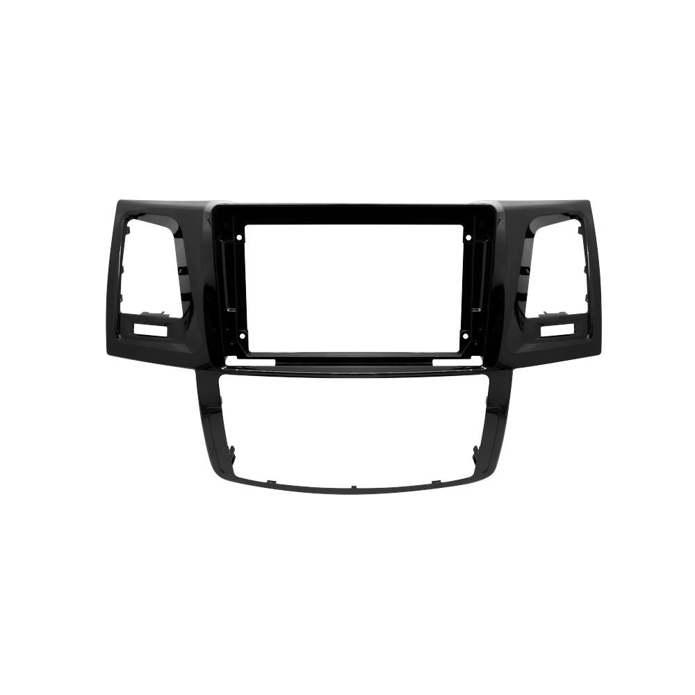 Moldura 9" Hilux Sw4 2005 A 2016 Painel Multimídia 2din