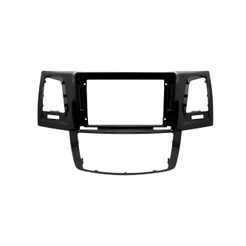 Moldura 9" Hilux Sw4 2005 A 2016 Painel Multimídia 2din