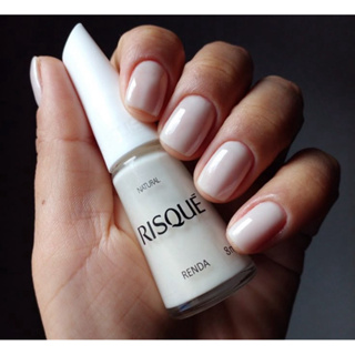Esmalte Risqué Natural Renda - Hipoalergênico 8ml em Oferta na Shopee