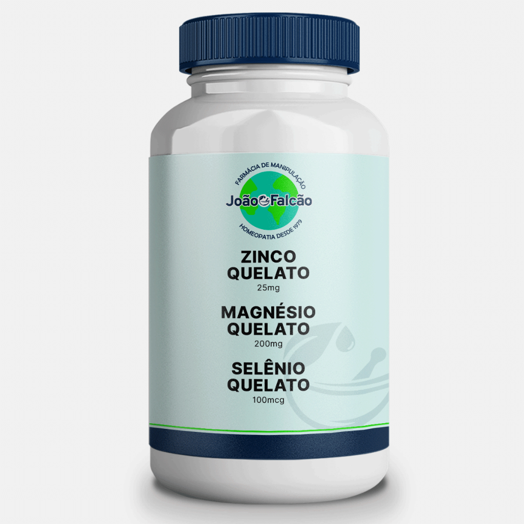 Zinco Quelato, Magnésio e Selênio